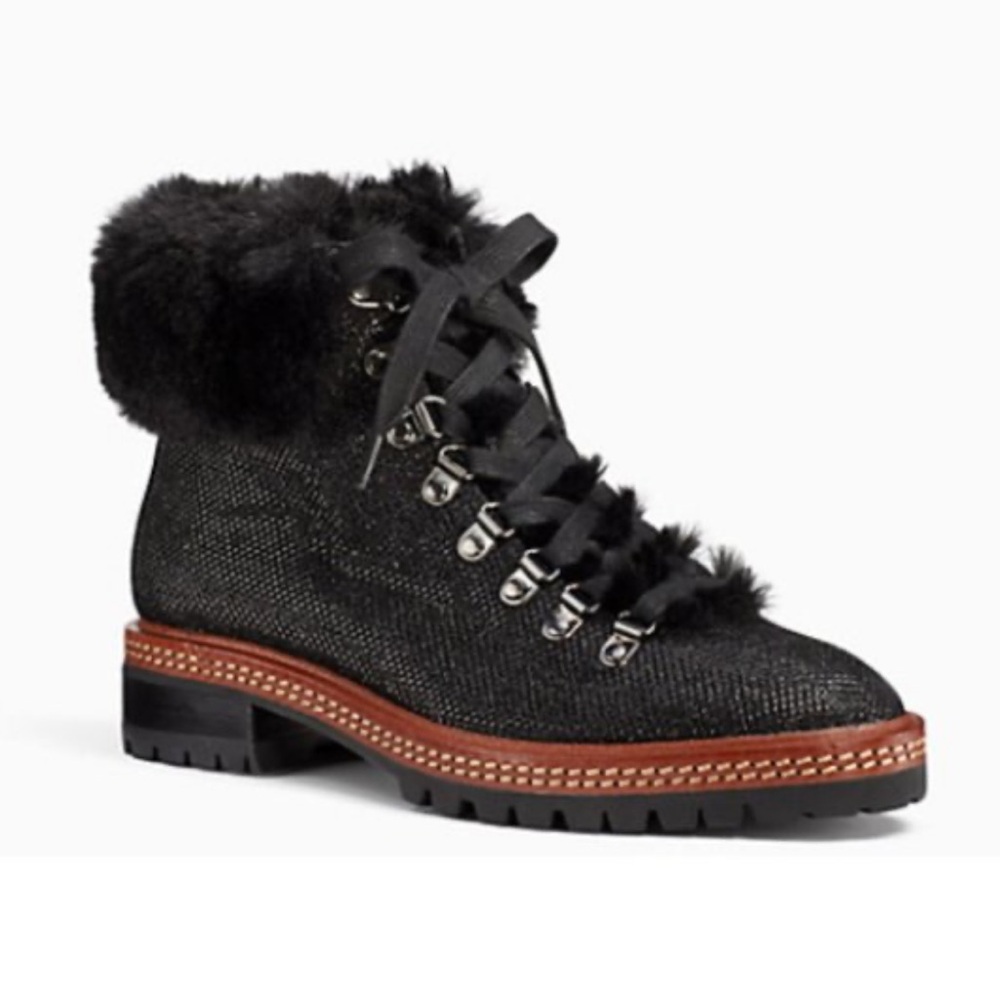 Kate Spade Rosalie Faux Fur Trimmed Boots